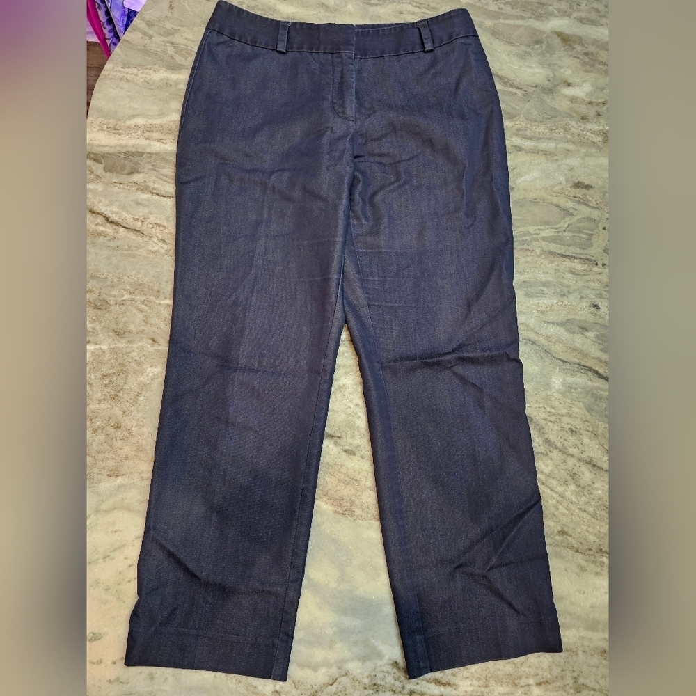 Ann Taylor Petite Navy Straight Leg Dress Pants Women’s Size 2P